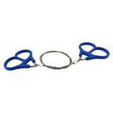 Maxbell 2xFoldable Hand Chainsaw Pocket Chainsaw Hand Saw Outdoor with Rings for Trees