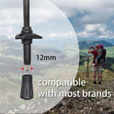 Maxbell 3x4x Walking Pole Tip Trekking Pole Tips Hiking Poles Rubber Tips for Camping