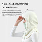 Maxbell Balaclava Ski Bandana Breathable for Snowboarding Hiking Motorcycle white - Aladdin Shoppers
