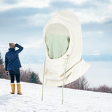 Maxbell Balaclava Ski Bandana Breathable for Snowboarding Hiking Motorcycle white - Aladdin Shoppers