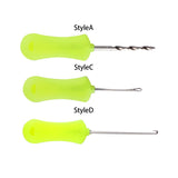 Maxbell 2xCarp Fishing Baiting Hook Portable Drill Boilie Bait Pins for Rigs Making StyleA