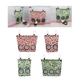 Rabbit Feeder Hanging Hay Bags Feeder Bag Hanging Pouch for Backyard Outside L strawberry - Aladdin Shoppers