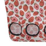 Rabbit Feeder Hanging Hay Bags Feeder Bag Hanging Pouch for Backyard Outside L strawberry - Aladdin Shoppers