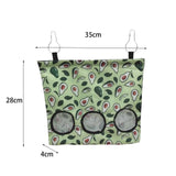 Rabbit Feeder Hanging Hay Bags Feeder Bag Hanging Pouch for Backyard Outside L avocado - Aladdin Shoppers