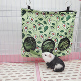 Rabbit Feeder Hanging Hay Bags Feeder Bag Hanging Pouch for Backyard Outside L avocado - Aladdin Shoppers