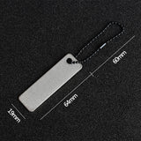 Maxbell 2xDurable Fishing Hook File Practical Keychain Pocket Grinding Fish Hooks