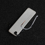 Maxbell 3xDurable Fishing Hook File Practical Keychain Pocket Grinding Fish Hooks