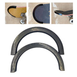 Maxbell 3xSkateboard Deck Guards Protector U Channel Design for Double Rocker Board
