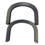 Maxbell 3xSkateboard Deck Guards Protector Crash Rubber Strip for Longboard Boys Grils