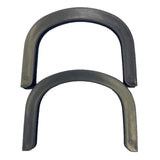 Maxbell 2xSkateboard Deck Guards Protector Crash Rubber Strip for Longboard Boys Grils