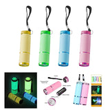 Maxbell Portable Handheld flashlights 9 LED Aluminum Diameter 2.5cm Length 9cm Yellow - Aladdin Shoppers