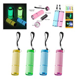 Maxbell Portable Handheld flashlights 9 LED Aluminum Diameter 2.5cm Length 9cm Yellow - Aladdin Shoppers