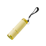 Maxbell Portable Handheld flashlights 9 LED Aluminum Diameter 2.5cm Length 9cm Yellow - Aladdin Shoppers