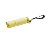 Maxbell Portable Handheld flashlights 9 LED Aluminum Diameter 2.5cm Length 9cm Yellow - Aladdin Shoppers