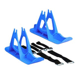 Maxbell Winter Snow Sled Bike Ski Sledge Sledding Skiing Sleigh Sports Toboggan Blue - Aladdin Shoppers