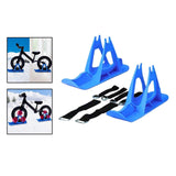 Maxbell Winter Snow Sled Bike Ski Sledge Sledding Skiing Sleigh Sports Toboggan Blue - Aladdin Shoppers