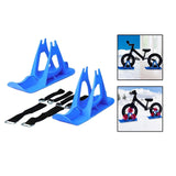 Maxbell Winter Snow Sled Bike Ski Sledge Sledding Skiing Sleigh Sports Toboggan Blue - Aladdin Shoppers