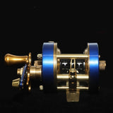 Maxbell High Speed Baitcasting Reels 5.0:1 Ratio Baitcaster Trolling Reel Metal left - Aladdin Shoppers
