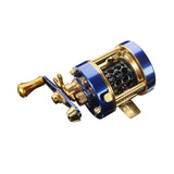 Maxbell High Speed Baitcasting Reels 5.0:1 Ratio Baitcaster Trolling Reel Metal left - Aladdin Shoppers