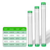 Maxbell Fishing Rod Floats Leak Free Sealed Fishing Float Tube for Sea Fishing Thin 70cmx4.6cm White - Aladdin Shoppers