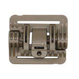 Maxbell 3xVest Quick Release Buckle Slider for Hunting Backpack Strap Belt Accessories Khaki Short