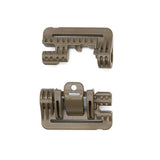 Maxbell 2xVest Quick Release Buckle Slider for Hunting Backpack Strap Belt Accessories Khaki Short