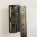 Maxbell 2xVest Quick Release Buckle Slider for Hunting Backpack Strap Belt Accessories Green Long