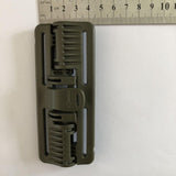 Maxbell 2xVest Quick Release Buckle Slider for Hunting Backpack Strap Belt Accessories Green Long
