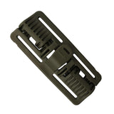 Maxbell 2xVest Quick Release Buckle Slider for Hunting Backpack Strap Belt Accessories Green Long