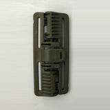 Maxbell 2xVest Quick Release Buckle Slider for Hunting Backpack Strap Belt Accessories Green Long