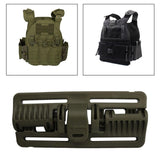 Maxbell 2xVest Quick Release Buckle Slider for Hunting Backpack Strap Belt Accessories Green Long