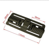 Maxbell 2xVest Quick Release Buckle Slider for Hunting Backpack Strap Belt Accessories Green Long