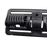 Maxbell 3xVest Quick Release Buckle Slider for Hunting Backpack Strap Belt Accessories Black Long