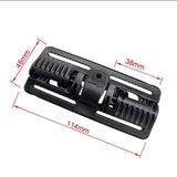 Maxbell 2xVest Quick Release Buckle Slider for Hunting Backpack Strap Belt Accessories Black Long