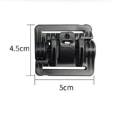Maxbell 4xVest Quick Release Buckle Slider for Hunting Backpack Strap Belt Accessories Black Short