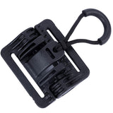 Maxbell 2xVest Quick Release Buckle Slider for Hunting Backpack Strap Belt Accessories Black Short