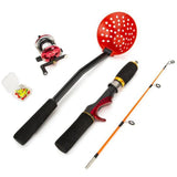 Maxbell 14x Ice Fishing Rod and Reel Set Fishing Jigs with Hooks for Lakes - Aladdin Shoppers