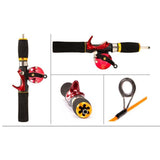 Maxbell 14x Ice Fishing Rod and Reel Set Fishing Jigs with Hooks for Lakes - Aladdin Shoppers