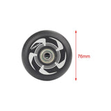 Maxbell Inline Roller Skate Wheel Indoor Outdoor for Scooters Luggage Wheel Practice Black Argent - Aladdin Shoppers