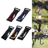 Maxbell 3xMultifunctional Loop Tie Down Straps with Carabiner Bike Handlebar Workout Red