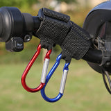 Maxbell 4xMultifunctional Loop Tie Down Straps with Carabiner Bike Handlebar Workout Red