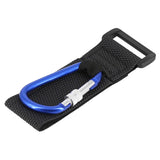 Maxbell 4xMultifunctional Loop Tie Down Straps with Carabiner Bike Handlebar Workout Blue