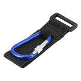 Maxbell 2xMultifunctional Loop Tie Down Straps with Carabiner Bike Handlebar Workout Blue