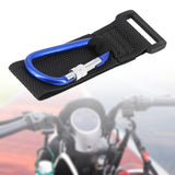 Maxbell 2xMultifunctional Loop Tie Down Straps with Carabiner Bike Handlebar Workout Blue