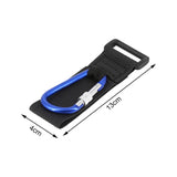 Maxbell 3xMultifunctional Loop Tie Down Straps with Carabiner Bike Handlebar Workout Blue