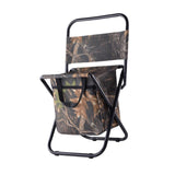 Maxbell Foldable Outdoor Chair Portable Fishing Stool with Zippered Storage Pouch - Aladdin Shoppers