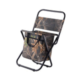 Maxbell Foldable Outdoor Chair Portable Fishing Stool with Zippered Storage Pouch - Aladdin Shoppers