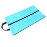 Maxbell 4xMultifunction Travel Shoes Bags Toiletry Carrier Case Waterproof for Gym light blue
