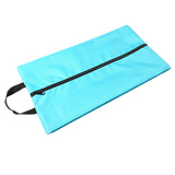 Maxbell 2xMultifunction Travel Shoes Bags Toiletry Carrier Case Waterproof for Gym light blue
