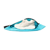 Maxbell 4xMultifunction Travel Shoes Bags Toiletry Carrier Case Waterproof for Gym light blue